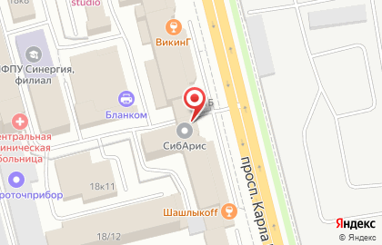 Транспортная компания в Омске на карте