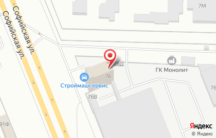 Трак Сервис СПб на карте