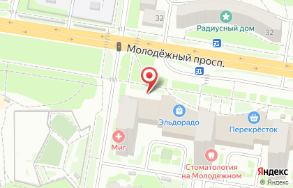 Горбуновъ, ООО на Молодёжном проспекте на карте
