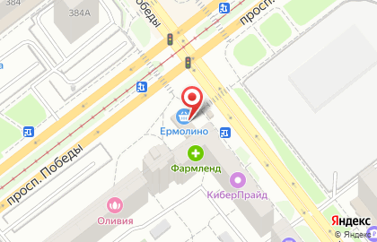 Фирменный магазин Ермолино в Калининском районе на карте
