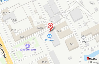 Служба заказа автобусов на улице Бурова-Петрова на карте