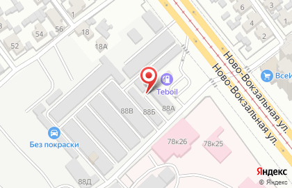 Автосервис Авторитет на Ново-Вокзальной улице на карте