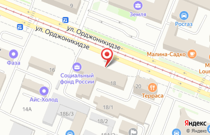 Туристическое агентство uno Travel на улице Орджоникидзе на карте