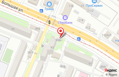 Магазин Мясное подворье в Железнодорожном районе на карте