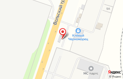 Шиномонтажная мастерская Покрышкин в Ленинском районе на карте