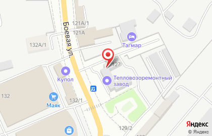 Банкомат ВТБ на Боевой улице, 127 на карте