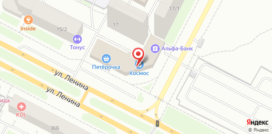 Юридическая служба Единый Центр Защиты на улице Ленина на карте
