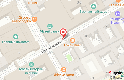 Связь-банк на Почтамтской улице на карте