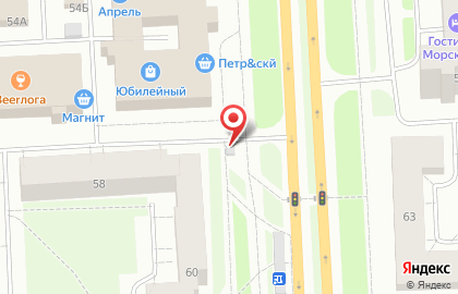 Киоск на Морском проспекте на карте