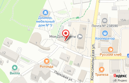 Салон мебели Мебельная Ярмарка на Парковой улице на карте