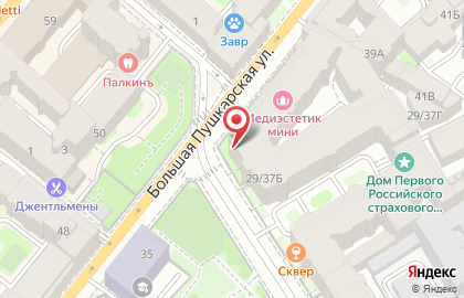 Туристическое агентство Валенсия на Большой Пушкарской улице на карте