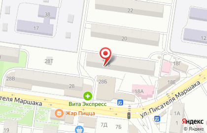 ЛОМБАРД-ПЕРСПЕКТИВА на улице Писателя Маршака на карте