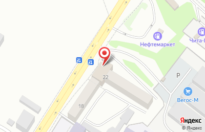 Продовольственный магазин Ромашка в Ингодинском районе на карте