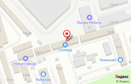 Рекламно-производственная компания Сверхновая на карте