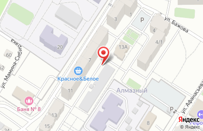 Жилые комплексы, МУП Управление капитального строительства г. Иркутска на улице Алмазная на карте