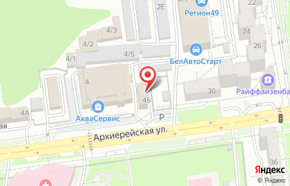 Массажный салон Территория массажа в Белгороде на карте