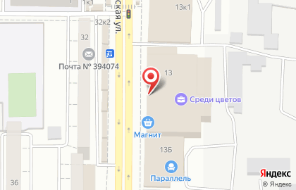 Магазин дверей и дверной фурнитуры и дверной фурнитуры на Новосибирской улице на карте
