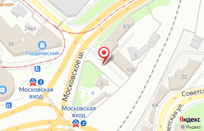 Эксклюзив на Московском шоссе на карте