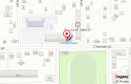 Супермаркет Пятерочка в Ростове-на-Дону на карте