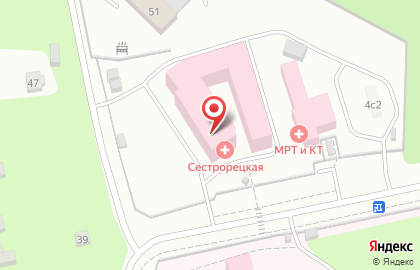 Многопрофильная клиника Сестрорецкая на карте