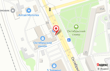 Рукодельная лавка на Октябрьской улице на карте