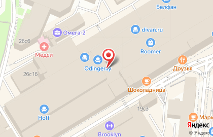 Салон матрасов и кроватей Орматек на улице Ленинская Слобода на карте