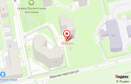 ООО Постсервис СПб на Манчестерской улице на карте