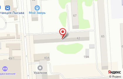 Страховая фирма Адонис в Лысьве на карте