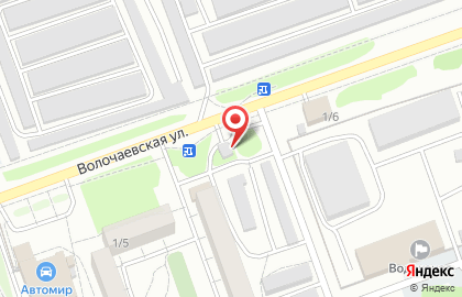 Шиномонтажная мастерская на Волочаевской улице на карте