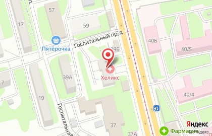 Хеликс на карте