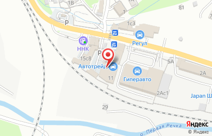 Автоцентр АвтоКолизей в Первореченском районе на карте