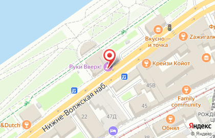 Ресторан Плакучая Ива в Нижнем Новгороде на карте