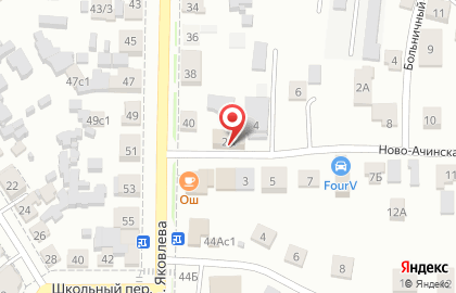 Автосервис FourV на Ново-Ачинской улице на карте