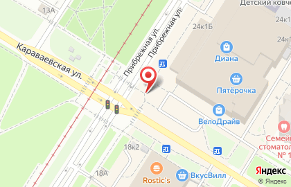 Киоск по продаже печатной продукции в Санкт-Петербурге на карте