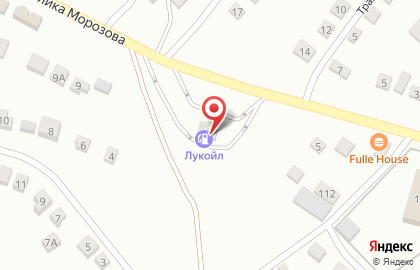 СТО Лукойл, АЗС на улице П.Морозова на карте