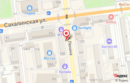 Байкал на улице Ленина на карте