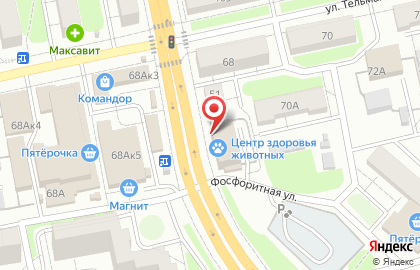 Магазин цветов Цветочный №1 в Володарском районе на карте