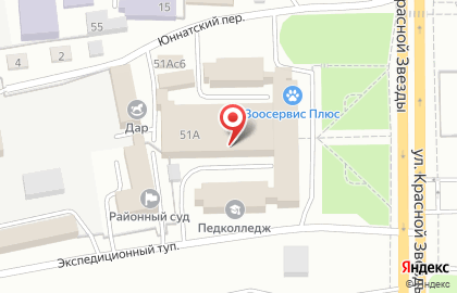 Магазин спецодежды Униформа на улице Красной Звезды на карте