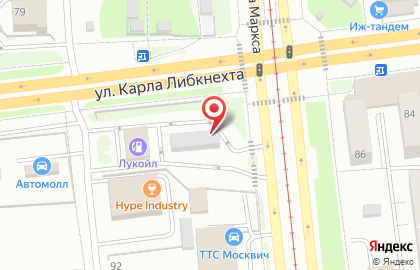 Банкомат Открытие на улице Карла Либкнехта на карте