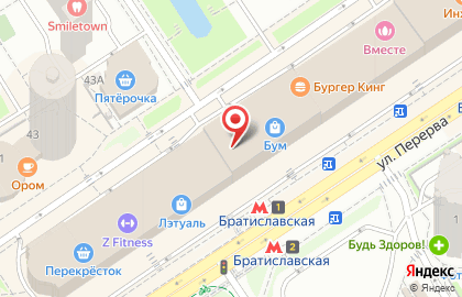 Ювелирный салон Бронницкий Ювелир на метро Братиславская на карте