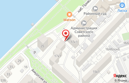 Водомат Живая вода в Советском районе на карте