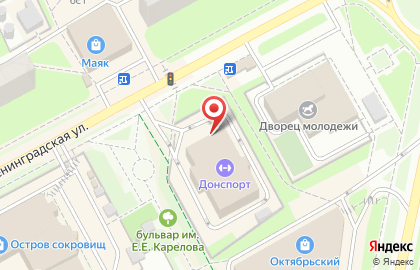Салон Сфера красоты на улице Ленинградской на карте
