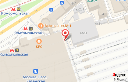 Линейное управление МВД России на станции Москва-Рязанская на карте
