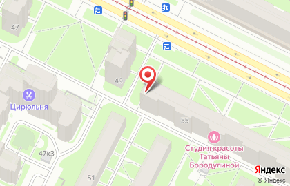 Киоск по ремонту обуви, Калининский район на проспекте Науки на карте