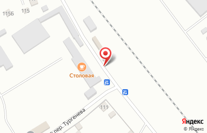 ООО "Желдорэкспедиция-В" на улице Тургенева на карте