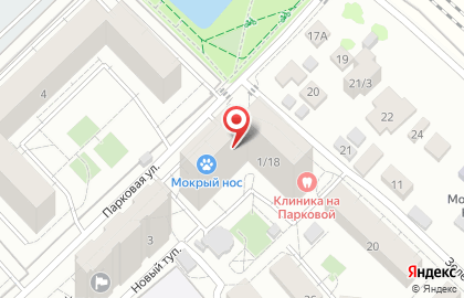 Парикмахерская в Москве на карте