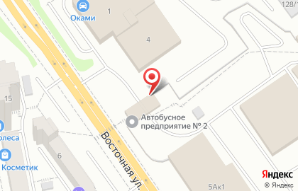 Банкомат Екатеринбургский муниципальный банк на Восточной улице на карте