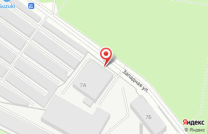 Бетонный завод Бетон 24/7 на Западной улице на карте