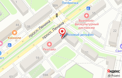 Бюро чистоты Братьев Чистовых на проспекте Ленина на карте
