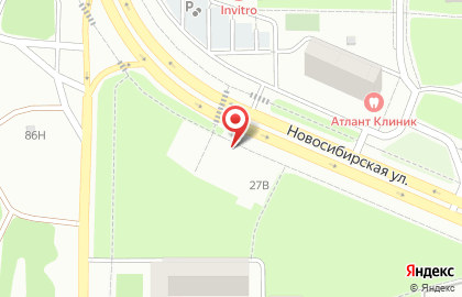 Производственная компания Оникс на Новосибирской улице на карте